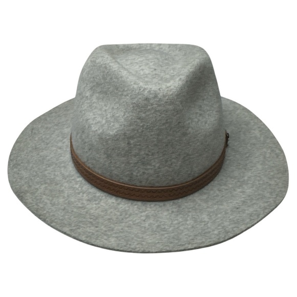 Kooringal Wool Felt Gray Kallie Safari Fedora Hat OS - Picture 6 of 13